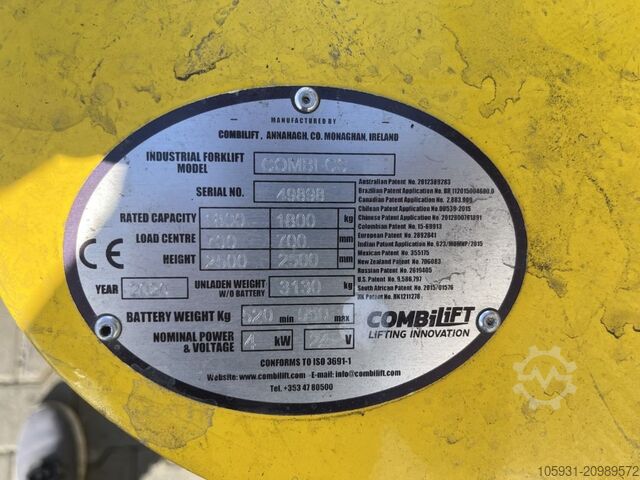 รถ stacker แบบเดินตาม Combilift CS