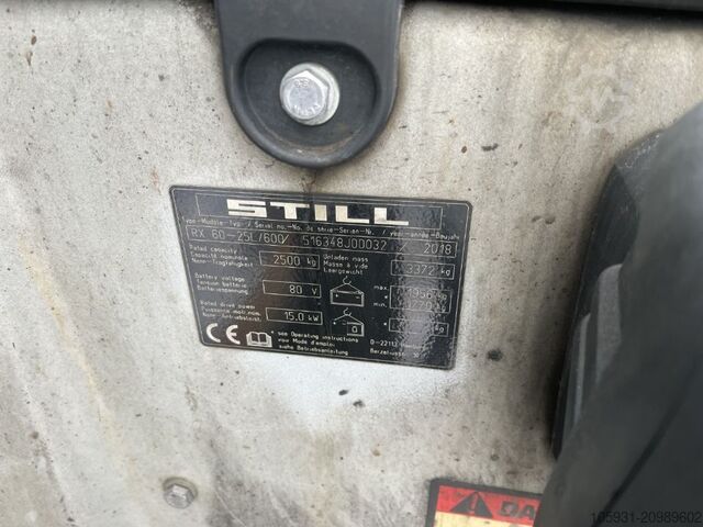 Electric 4-wheel forklift Still RX60-25L/600