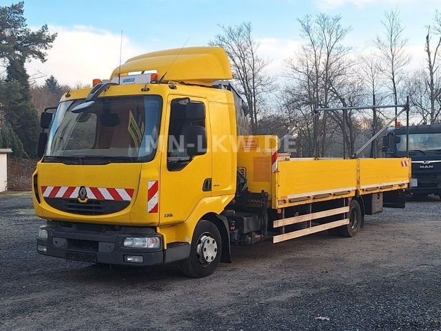 Pick-up van RENAULT MIDLUM 220 DXI HIAB KRAN 9,1m TÜV 07 / 2026