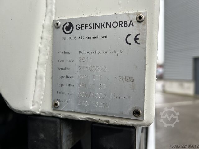 Vozilo za prikupljanje otpada DAF CF75 250 EEV / Geesink GPM3 -> Not Working / Ga...