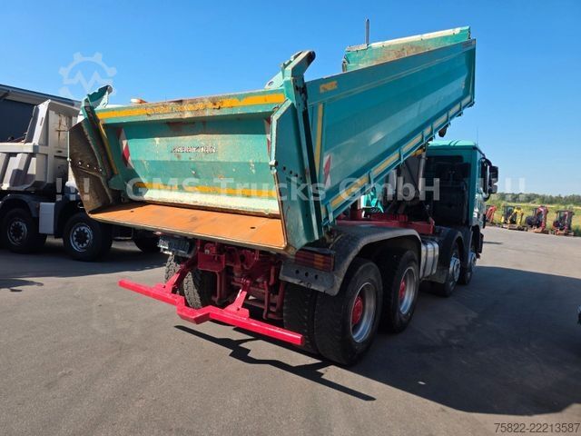 Camion ribaltabile trilaterale MERCEDES-BENZ Actros 3544 / EPS / 8X4 / BORDMATIK