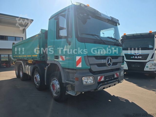 Camion ribaltabile trilaterale MERCEDES-BENZ Actros 3544 / EPS / 8X4 / BORDMATIK