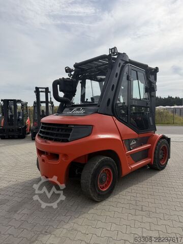 Wózek widłowy z silnikiem wysokoprężnym Linde H80D-03