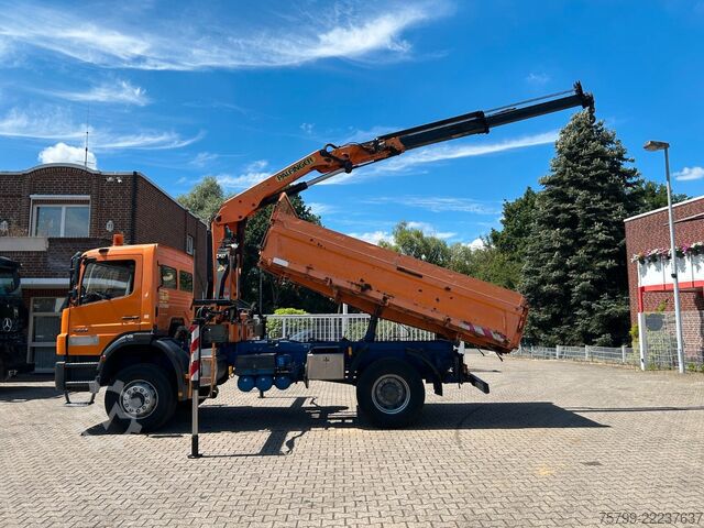 Xe ben ba chiều MERCEDES-BENZ 1828 3Skipper + PKG 12001 Kran 4x2