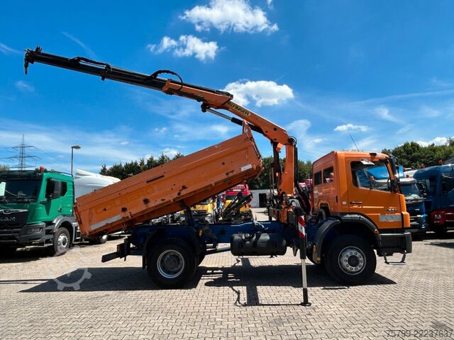 Xe ben ba chiều MERCEDES-BENZ 1828 3Skipper + PKG 12001 Kran 4x2