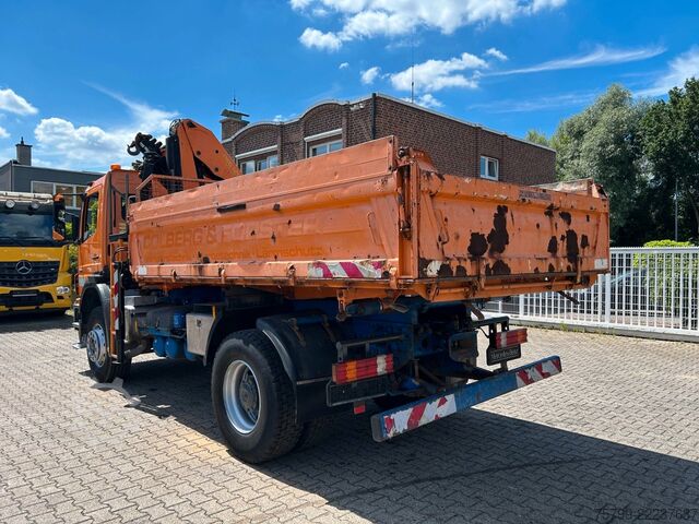 Xe ben ba chiều MERCEDES-BENZ 1828 3Skipper + PKG 12001 Kran 4x2