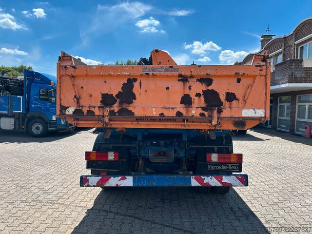Xe ben ba chiều MERCEDES-BENZ 1828 3Skipper + PKG 12001 Kran 4x2