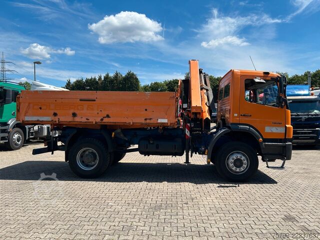 Xe ben ba chiều MERCEDES-BENZ 1828 3Skipper + PKG 12001 Kran 4x2