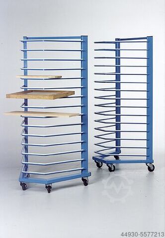 Trapeze paint drying trolley 