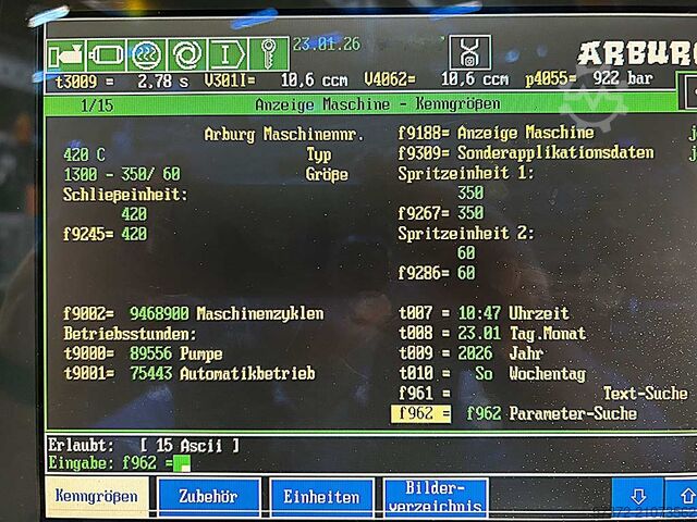 Dvokomponentni stroj za brizganje Arburg Allrounder 420C 1300-350/60