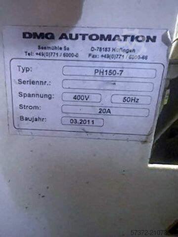 Avtomatiziran sistem okroglega skladišča DMG Automation PH150-7