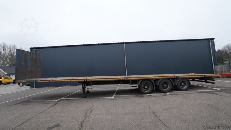 Priklopnik za platformo Pacton 3 AXLE FLATBED MEGA TRAILER WITH TWISTLOCKS