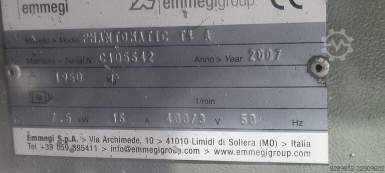 Bewerkingscentrum Emmegi Phantomatic T4 A