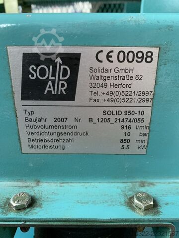 Kolbenkompressor, Solid Air Solid Air Kolbenkompressor