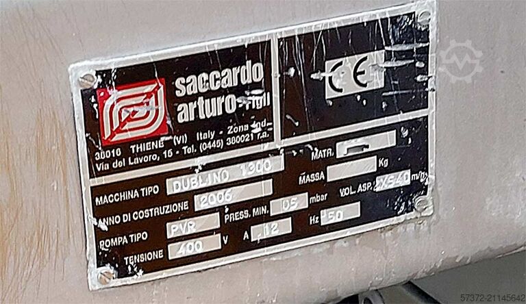 Máquina de embalagem em sacos Saccardo Arturo Dublino 1300