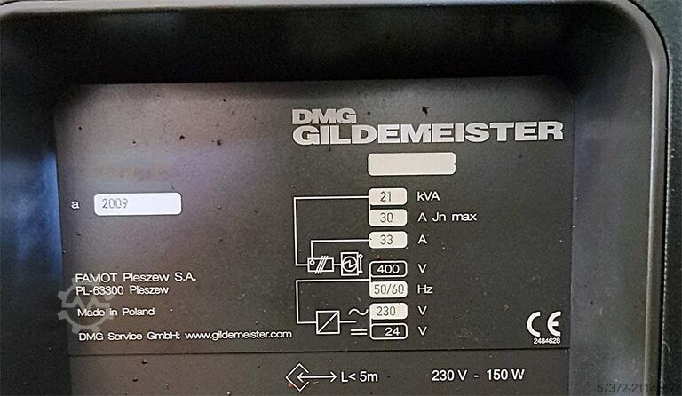 Centro de torneamento e fresagem CNC Gildemeister CTX 310