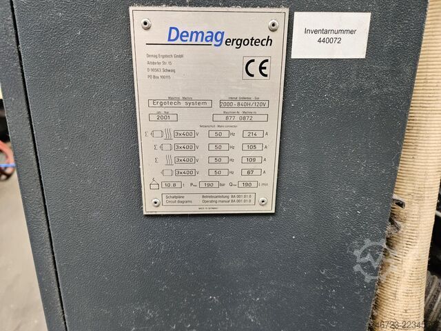 Spritzgießmaschine DEMAG ergotech 200/560-840/120v multi