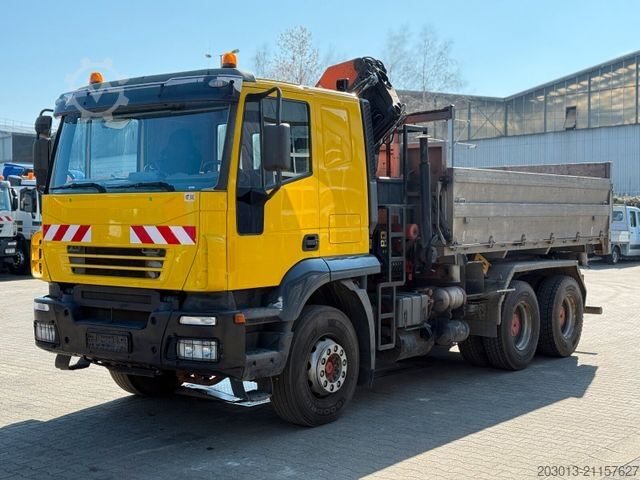 Самосвален камион IVECO Stralis AT260T44 6x4 Kipper Kran Pakfinger 16052