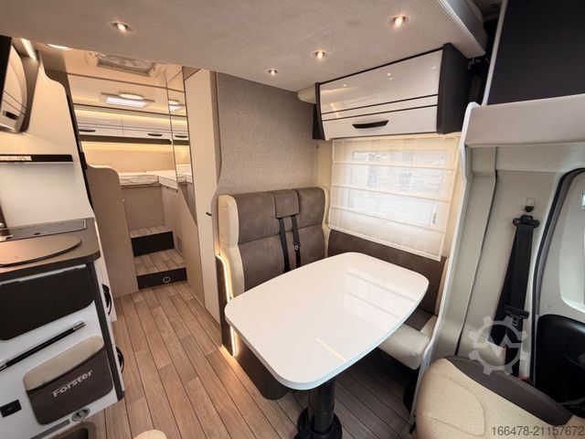 Autocaravana semi-integrada FORSTER FT 699 EB *Einzelbetten-Hubbett-Automatik*