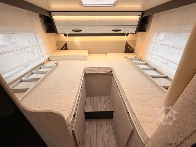 Autocaravana semi-integrada FORSTER FT 699 EB *Einzelbetten-Hubbett-Automatik*