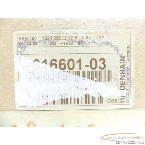 Component Heidenhain ERN 480 1024 28S12-2Z Drehgeber ID: 316 601-03 --