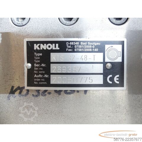 عنصر Siemens Knoll KTS 32-48-T Pumpe mit 1LA7130-2AA11 Motor SN:269387 --
