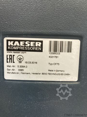 Separador de agua y aceite sin elemento filtrante Kaeser Aquamat CF75