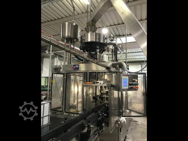 Monobloc de remplissage d’huile CFT d’occasion – Comaco 6000 bph CFT RVAR 6/10 + TA/3