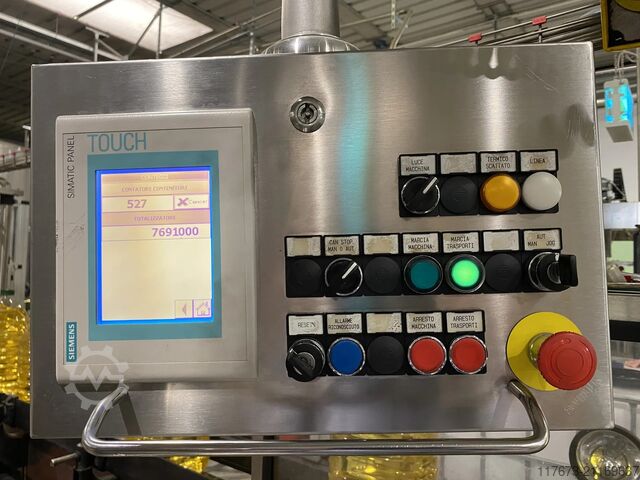 Monobloc de remplissage d’huile CFT d’occasion – Comaco 6000 bph CFT RVAR 6/10 + TA/3