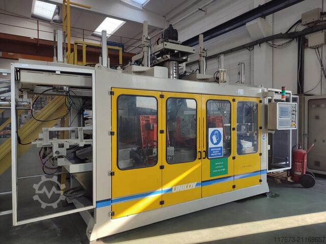 Souffleuse PEHD d’occasion pour 10 L 300 bph UNILOY MILACRON HMS 10/D