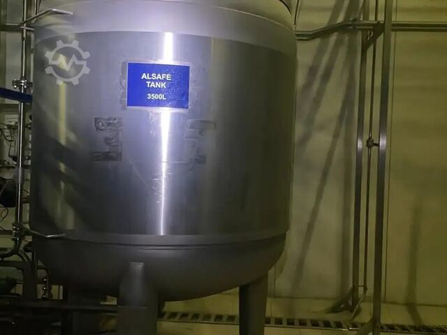 Sala de preparação de leite UHT usada Tetra Pak 4000 L-h  