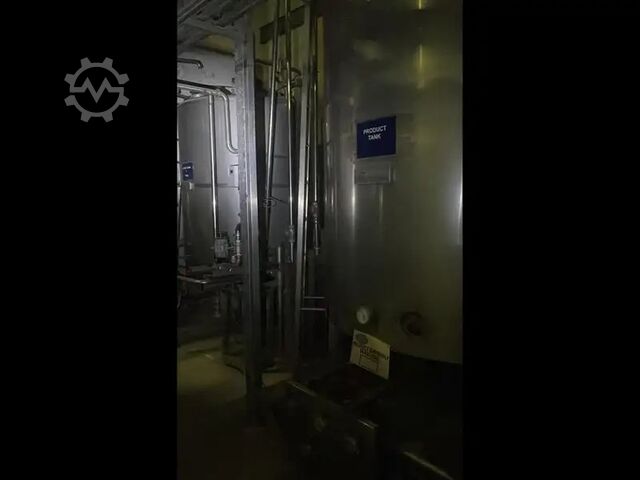 Sala de preparação de leite UHT usada Tetra Pak 4000 L-h  