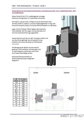 Centro de torneado y fresado CNC CMZ TA-30-YS-640 mit GL20II