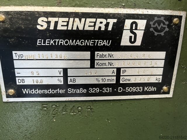 Steinert magneetscheider, magneettransportband Steinert UME 115130R