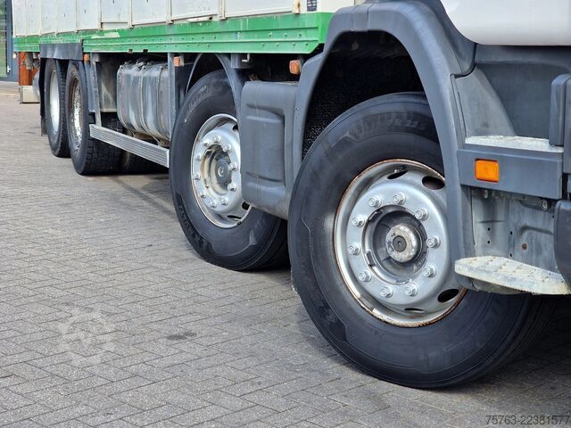  Scania 114G - 8X4 - 3 deck - double ramp -  steel / air
