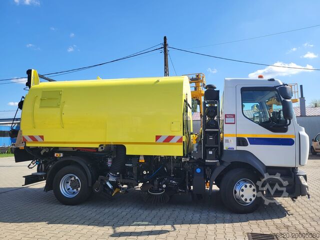 οδοκαθαριστής Renault D16 zamiatarka Semat, myjka drogowa