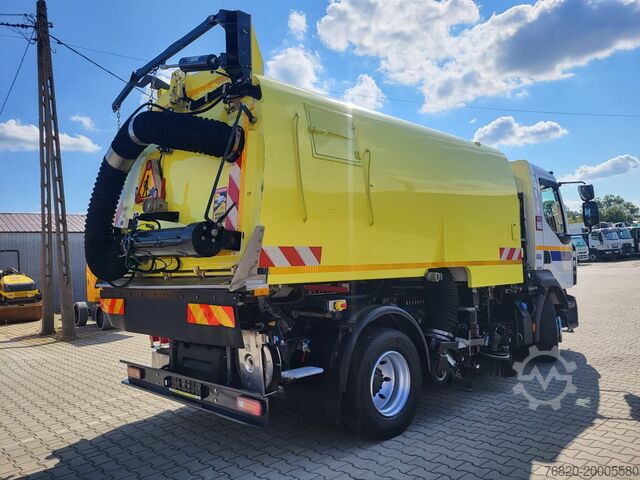 οδοκαθαριστής Renault D16 zamiatarka Semat, myjka drogowa