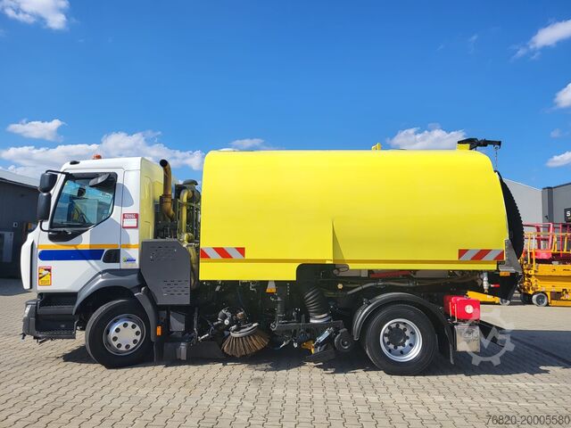 οδοκαθαριστής Renault D16 zamiatarka Semat, myjka drogowa