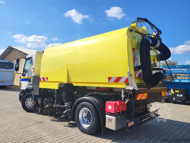 οδοκαθαριστής Renault D16 zamiatarka Semat, myjka drogowa