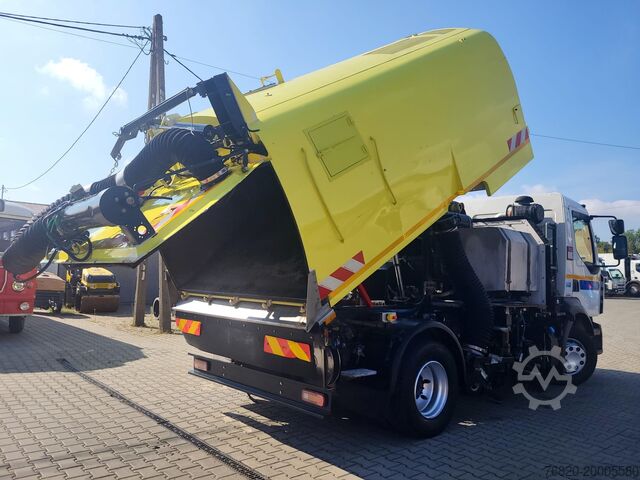 οδοκαθαριστής Renault D16 zamiatarka Semat, myjka drogowa