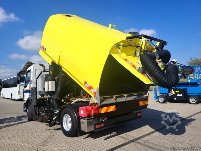 οδοκαθαριστής Renault D16 zamiatarka Semat, myjka drogowa