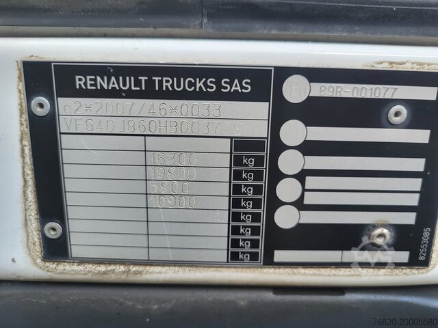 οδοκαθαριστής Renault D16 zamiatarka Semat, myjka drogowa