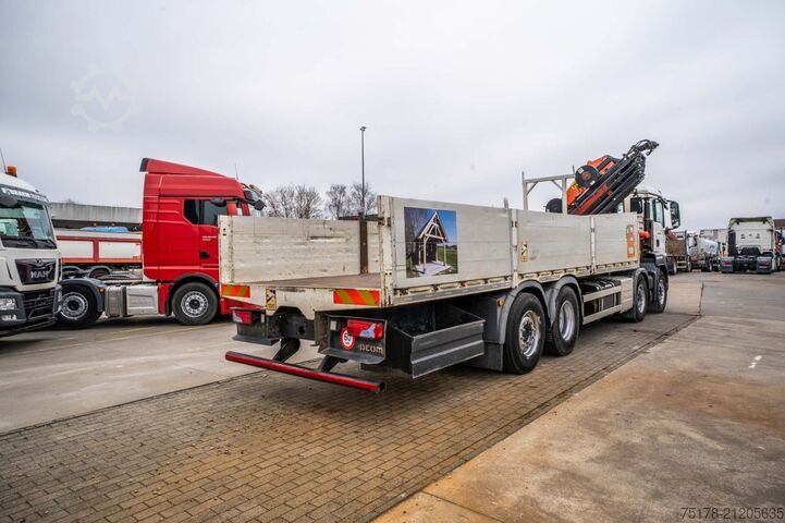 Plateau de chargement MAN TGS 35.360 BL-8X2-6+PALFINGER 27 T/m + 8EXT