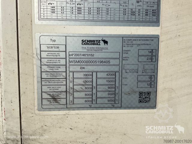 Hladilna polprikolica Schmitz Cargobull Tiefkühler Standard Doppelstock