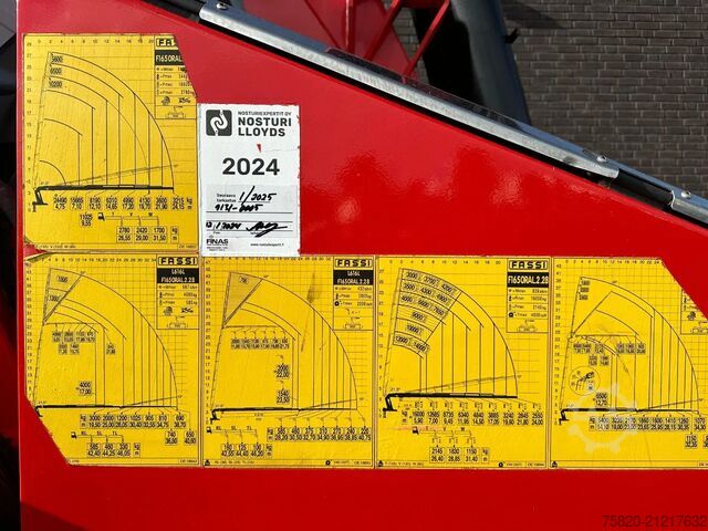 Kamion sa kranom Volvo FH 540 10X4 + FASSI F1650RAL.2.28 + JIB L616L K...