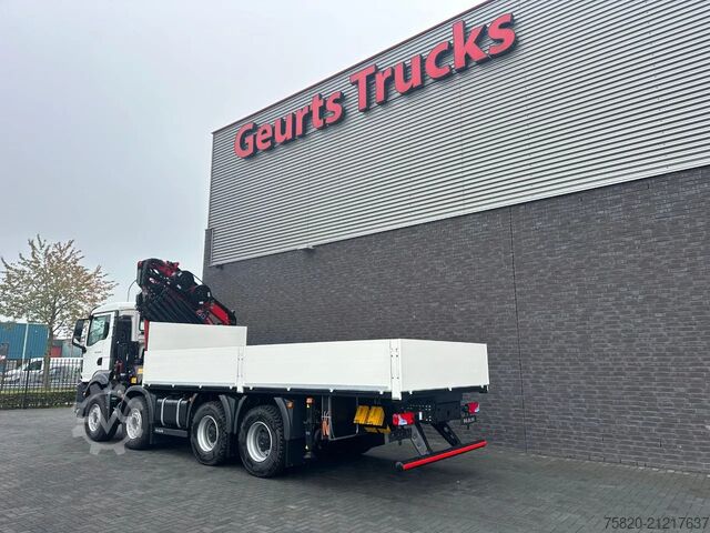 Camion cu macara MAN TGS 35.470 8X4 HMF 4020-K6 + FJ 600 K4  KRAAN/K...