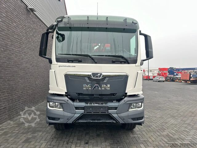 Camion cu macara MAN TGS 35.470 8X4 HMF 4020-K6 + FJ 600 K4  KRAAN/K...