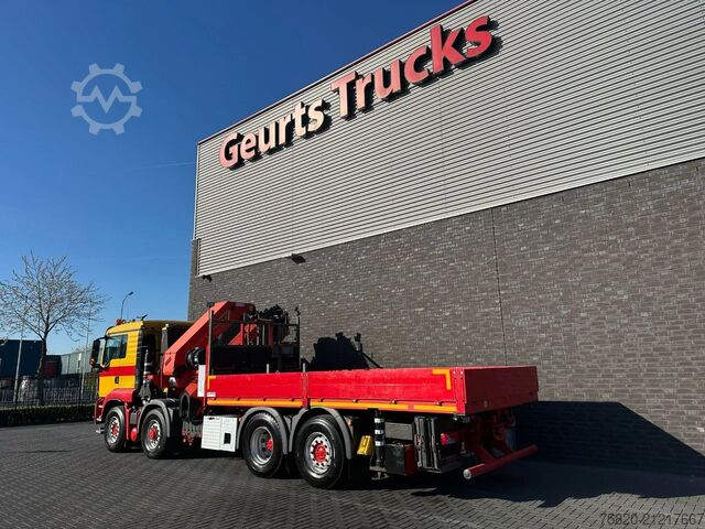 ক্রেন ট্রাক MAN 35.480 8X4H-6 BL MET PALFINGER PK92002-SH H KRA...