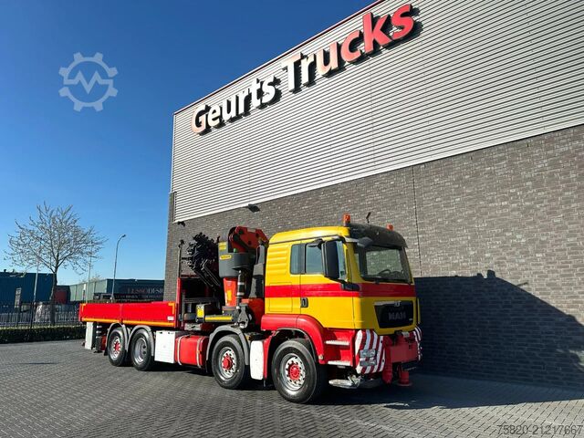 ক্রেন ট্রাক MAN 35.480 8X4H-6 BL MET PALFINGER PK92002-SH H KRA...