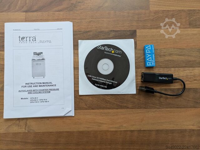 Mataraukaustur fyrir matvæli Raypa Terra Food Tech CFS-V150